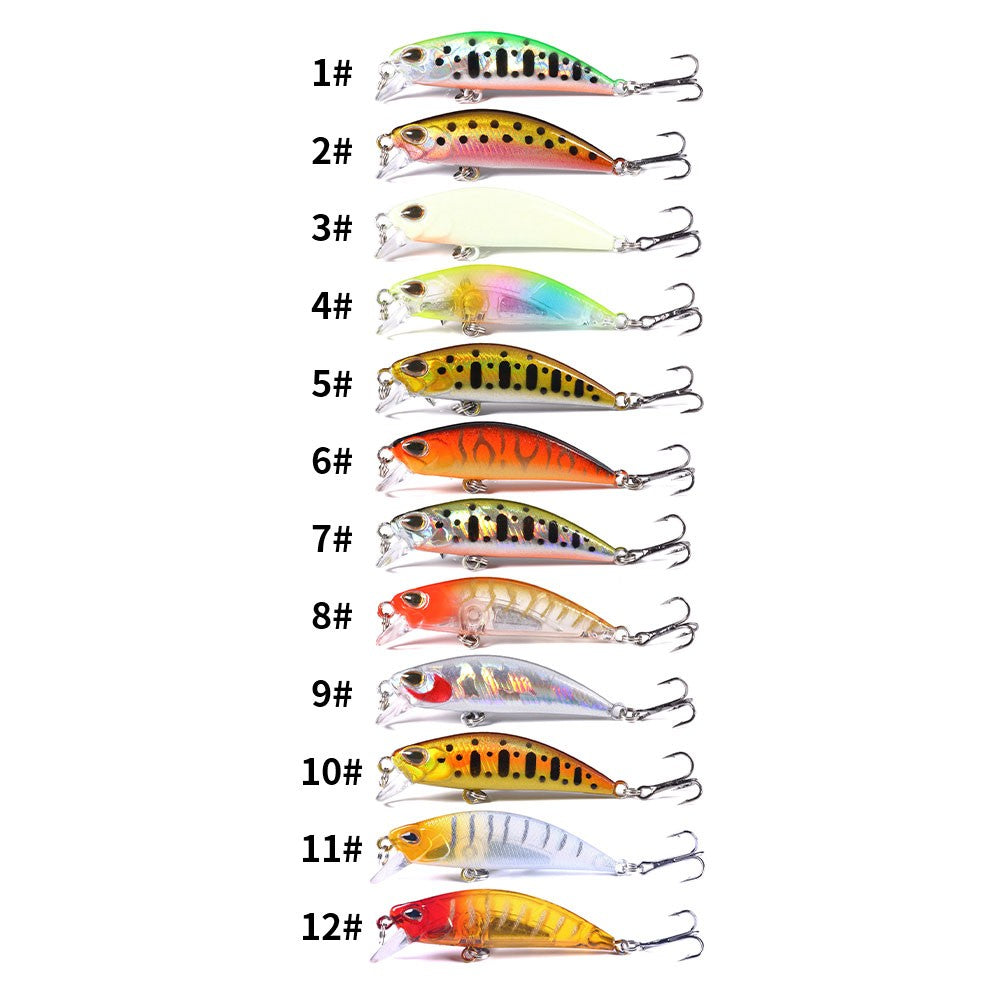 1Pcs 5.8Cm 5.4g Pesca Jerkbait Lure Sinking Minnow Fishing Lures Hard Bait Black Minnow Wobbler Fishing Tackle