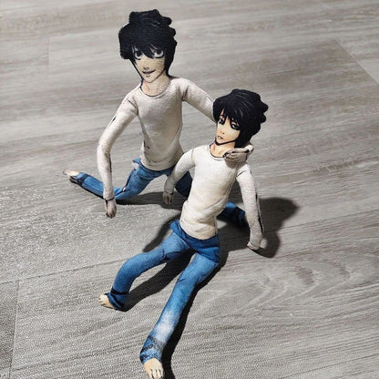 HOT Anime Michael Jackson Cosplay Prop Doll Plush Stuffed Figure Dolls Room Decoration Abstract Joint Mobility Props Gift