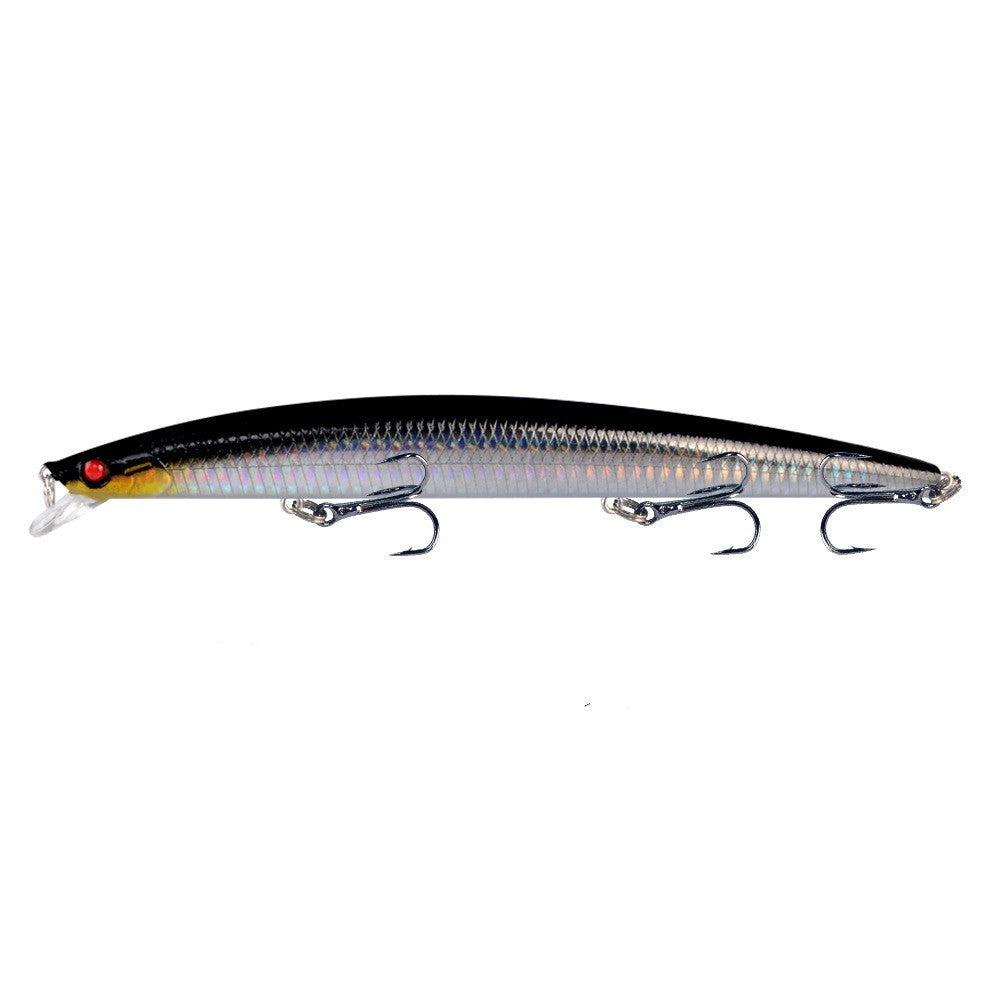 1pcs 18cm 24g Minnow Fishing Lure Laser Hard Artificial Bait Plastic Big Fake Fish Lures Sea Fishing Bait Crankbait Wobblers