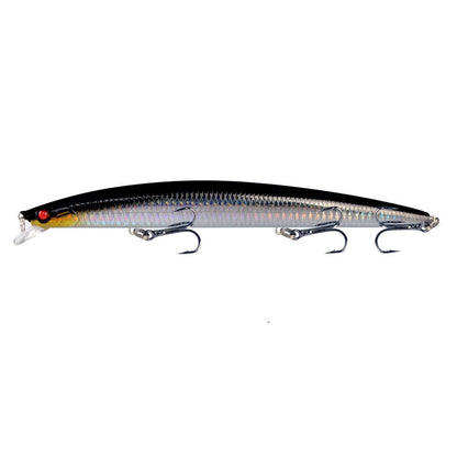 1pcs 18cm 24g Minnow Fishing Lure Laser Hard Artificial Bait Plastic Big Fake Fish Lures Sea Fishing Bait Crankbait Wobblers