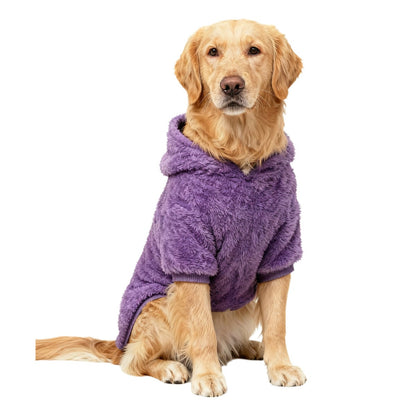 Roupas de Inverno para Cães, Moletom Quente de Lã para Cães de Porte Médio e Grande, Casaco Macio de Pelúcia para Cães, Roupas para Labrador Golden Retriever