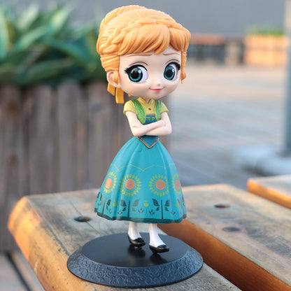 Princesa Disney Ariel Rapunzel Cinderela Sereia Anna Elsa Bela Sofia Branca de Neve Mulan A Pequena Sereia Bonecos Brinquedos Presente Infantil