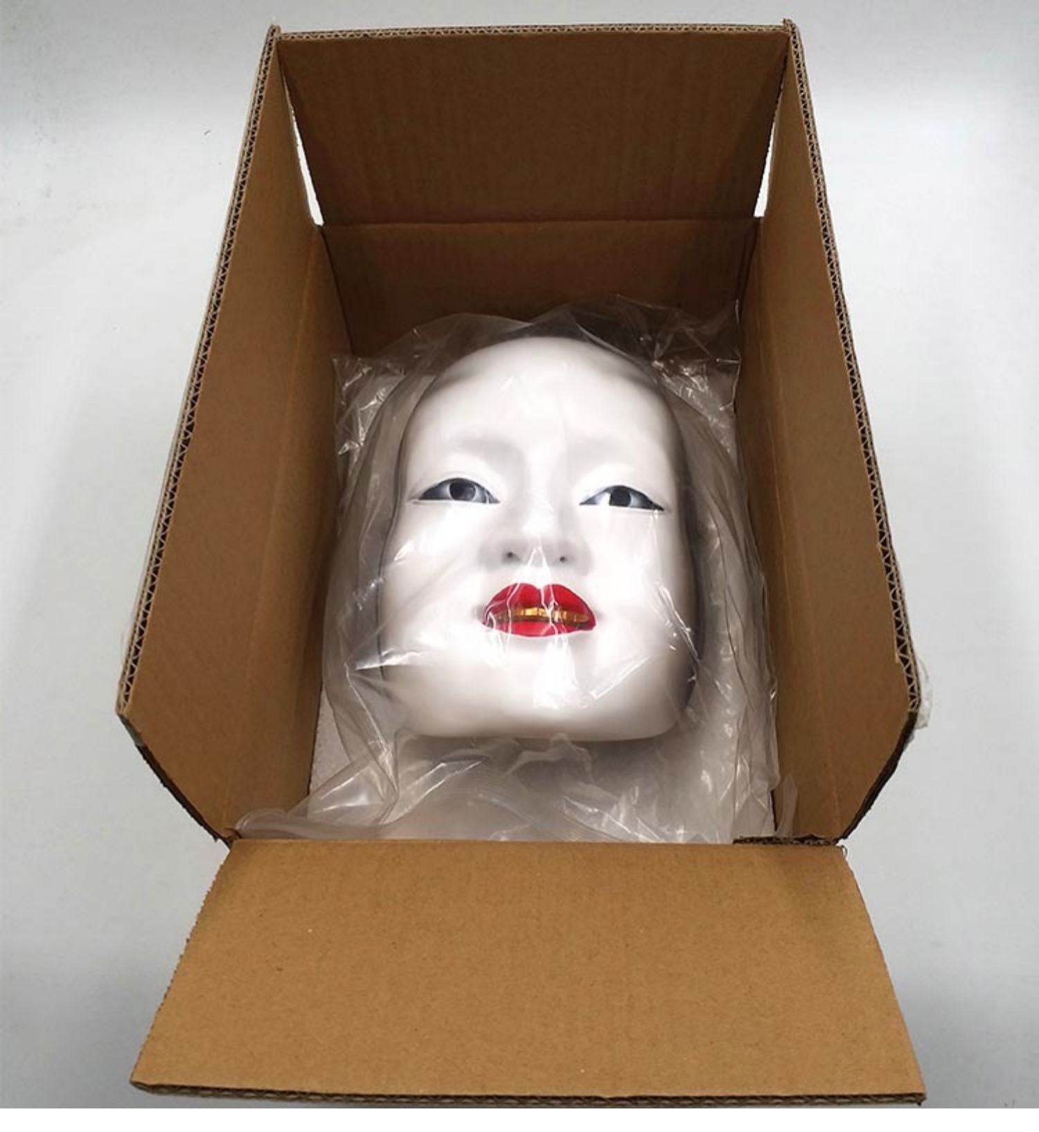 Horror Cosplay Anime Halloween Mask Japanese Noh Opera Huoying Tang Monk Costume Sun Jilang Mask Prajna Leech Masks Event Party