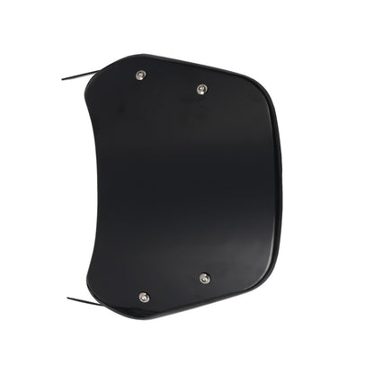 Para-brisa universal para motocicletas, defletor de vento, carenagem para Harley Honda Yamaha Kawasaki Suzuki Cafe Racer, preto