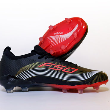 No-lace Mens Soccer Shoes Non-Slip Turf Soccer Cleats for Youth Without-Lace TF/FG Training Football Boots Chuteira Campo 39-45