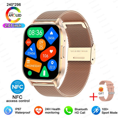 Smartwatch Ultrafino Masculino Feminino Tela Sempre Ativa Pulseira Esportiva Chamada Bluetooth Fashion Smartwatch Saúde Mostrador Personalizado