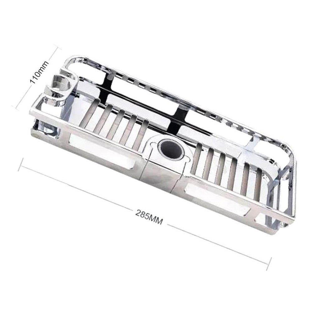 1 Bathroom Storage Shelf Bathroom Hanging Pole Shower Basket Tidy Storage Shelf 285x110mm Organiser Tray Rack Bathroom Fitting