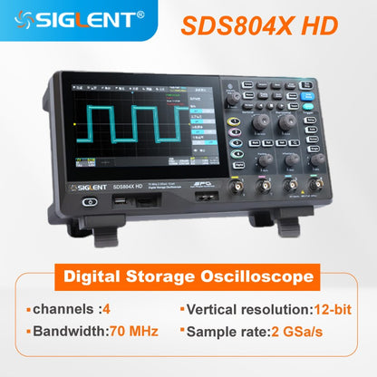 SIGLENT’s SDS800X HD series High Resolution  Digital Storage Oscilloscopes SampleRate 2 GSa/s, 12-bit Analog-Digital ConverterS
