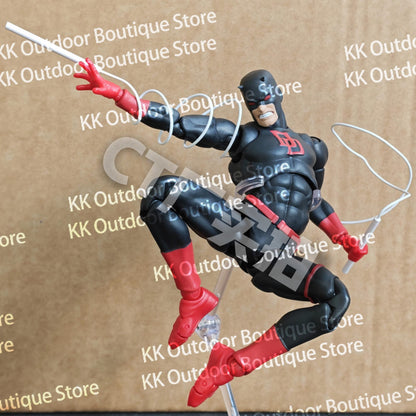 Em Estoque Ct Brinquedos Boneco Batman Preto Azul Mafex 126 105 Dc Bat Man Anime Boneco de Ação Estátua Modelo Presentes Brinquedos Infantis