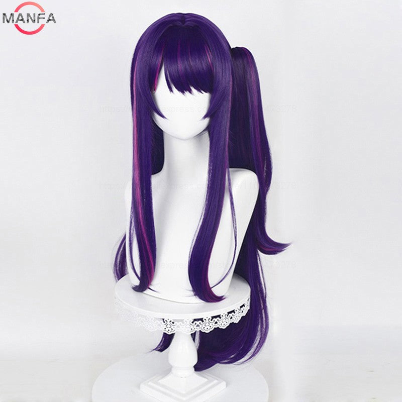 Perucas de Cosplay de Alta Qualidade Arima Kana Hoshino Akuamarin Hoshino Rubii Hoshino Ai, Fibra Resistente ao Calor, Perucas de Anime de Cosplay