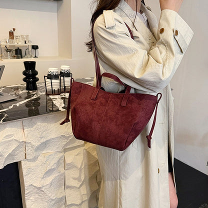 Large Capacity PU Leather Shoulder Bags for Women 2025 Luxury Designer Crossbody Bag Females Brand Retro New Handbags and Purses