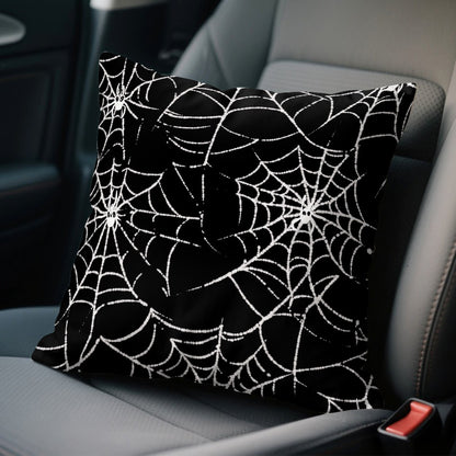 Halloween Ghost Pumpkin Print Cushion Cover Peach Skin Velvet Room Home Sofa Living Office Car Simplicity Pillow Cover 45x45CM