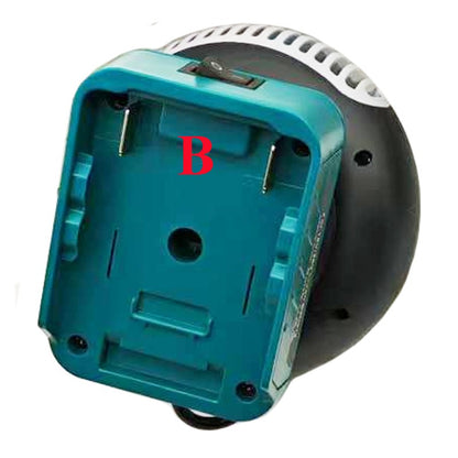 Power Tool Parts Lithium Electric Power Warm Air Blower Fan Heater Hot&Cold Wind Dual Mode For Makita For Bosch Li-ion Battery