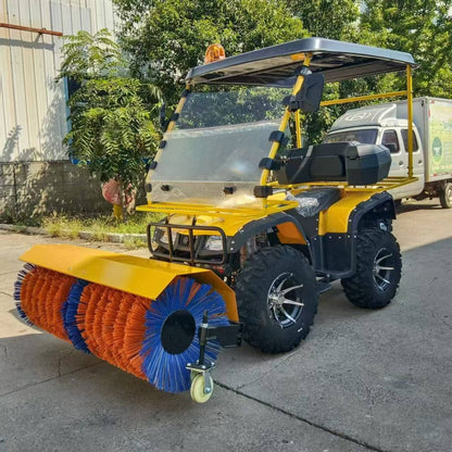 Limpa-neve personalizado, autopropelido com escova rotativa, vendas diretas da fábrica para remoção de neve em estradas