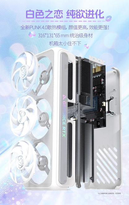Esports Rebel RTX5080/5090D V2 White Desktop Computer Black Myth Wukong Game Independent Graphics Card