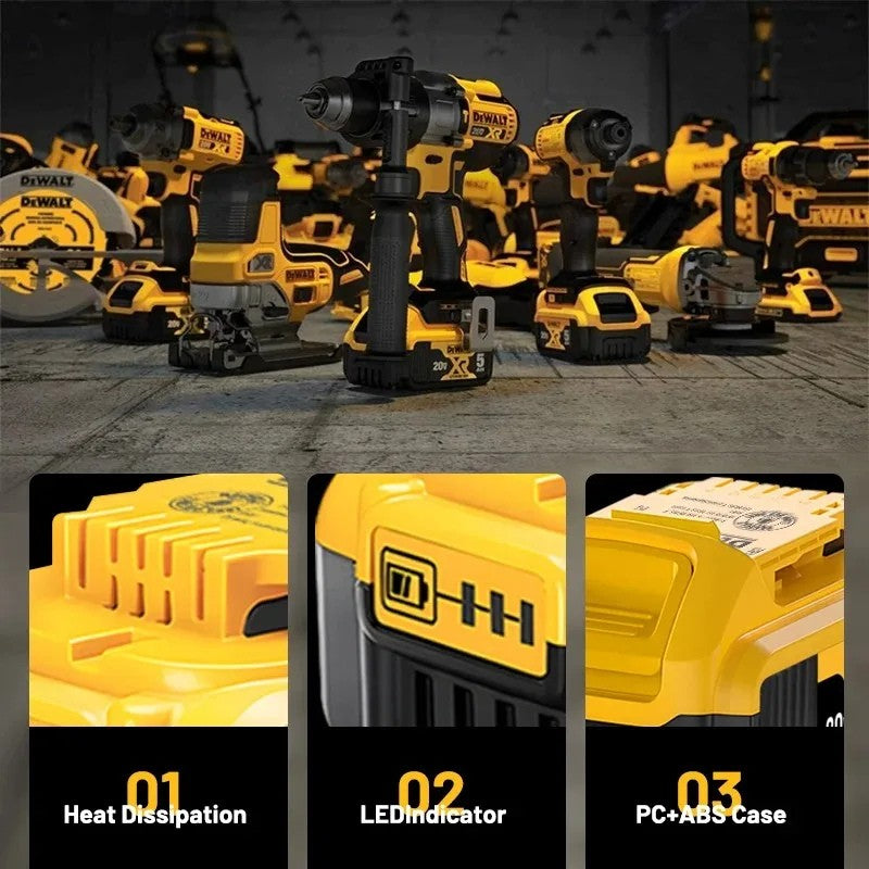 Parafusadeira elétrica recarregável sem fio Dewalt DCF850 20V/60V, bateria elétrica de lítio, ferramentas elétricas, alto torque original