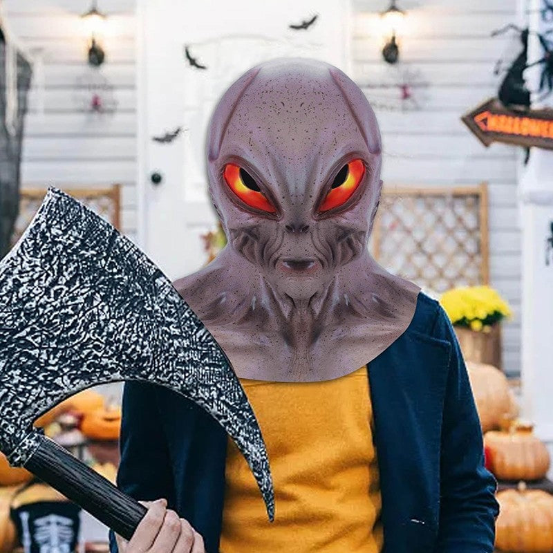 Alien Mask Alien Mask Scary Latex Mask Full Head Mask For Halloween Cosplay Costume Party Prop for Adults Men Women
