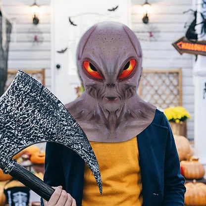 Alien Mask Alien Mask Scary Latex Mask Full Head Mask For Halloween Cosplay Costume Party Prop for Adults Men Women