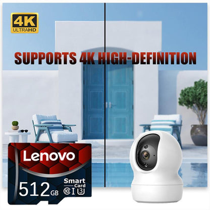 Novo Cartão Micro TF SD Original Lenovo 2 TB 1 TB 512 GB Cartão de Memória de Alta Velocidade 256 GB 128 GB Cartão TF Classe Para Equipamento de Drone Áudio PC