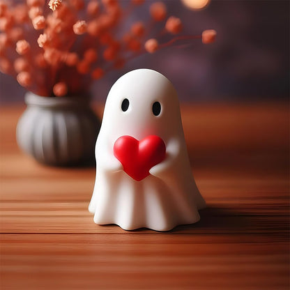 1Pc Halloween Cute Ghost Ornaments Ghost Study Desktop Decoration Interior Decoration Halloween Party Garden Decoration Ornament