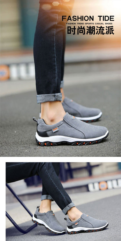 Men's Fashionable Casual Sports Shoes, Outdoor Walking and Hiking Shoes, Loafers, Comfortable Shoes, Lightweight, Plus Size38-50
