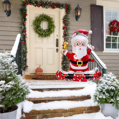 Large Christmas Standing Balloons Christmas Aluminum Film Balloon Santa Claus Snowman Balloon for New Year Xmas Party Home Decor