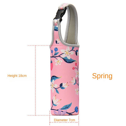 Baby Bottle Cover Portable Water Bottle Case Sleeve Sports Insulation Water Bottle Covers Pouch With Strap Holder Bottle Bag