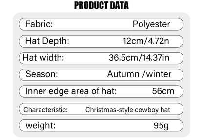 Winter Fashion Christmas Ribbon Decorated Simple Denim Hat Elegant Halloween Matching Trendy New Arrival