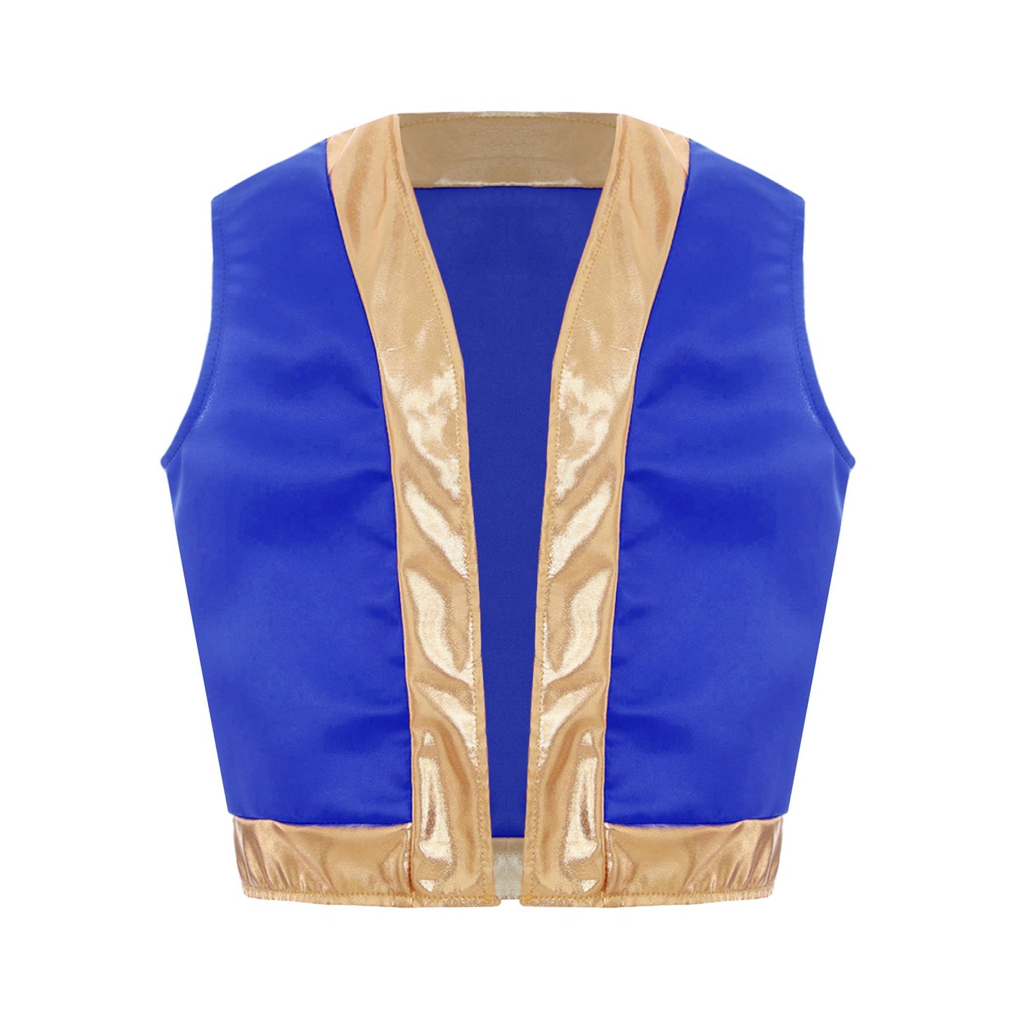 Boys Girls Halloween Toad Game Character Vest Open Front Loose Waistcoat Carnival Theme Party Super Brother Role Play Costume