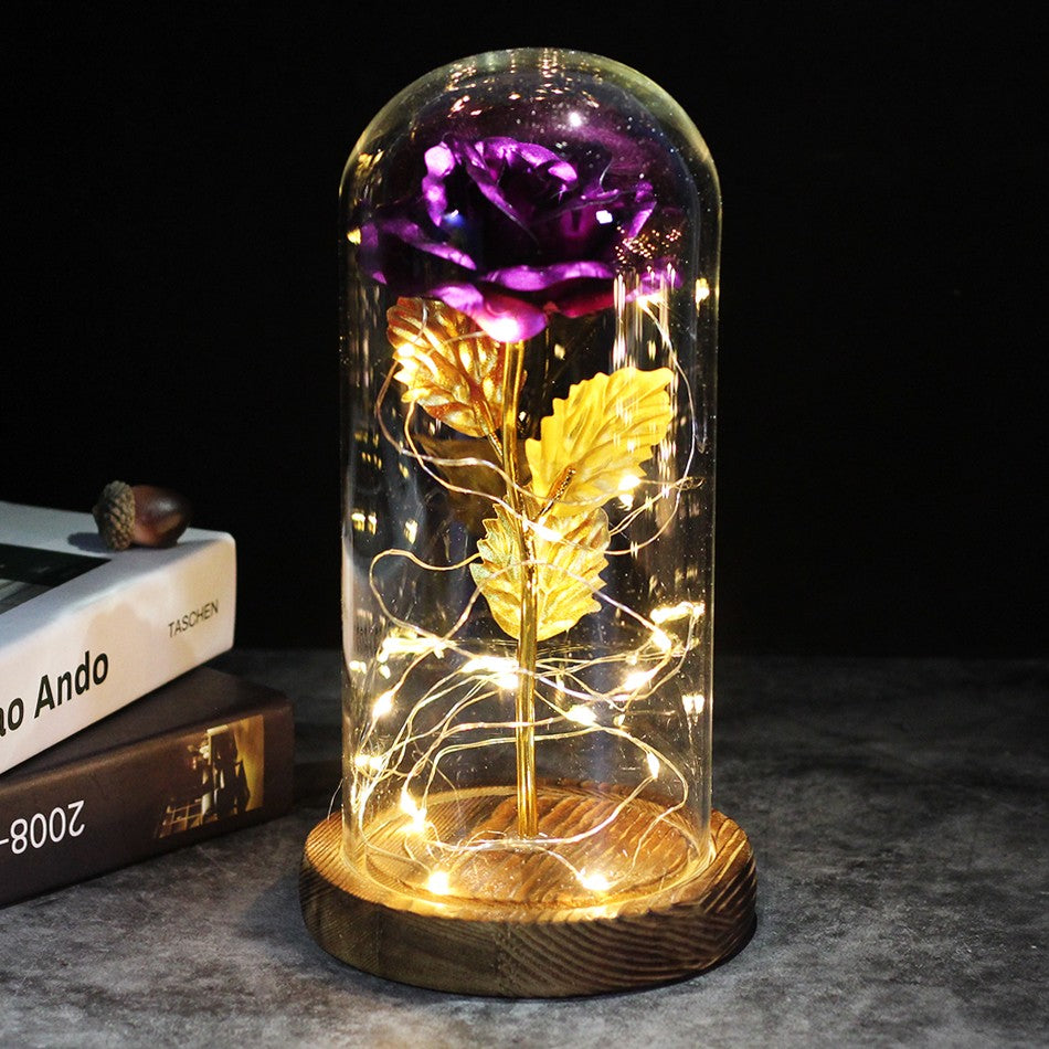 2026 Drop shipping Galaxy Rose Artificial Flowers Beauty and the Beast Rose Wedding Decor Creative Valentine's Day Mother's Gift