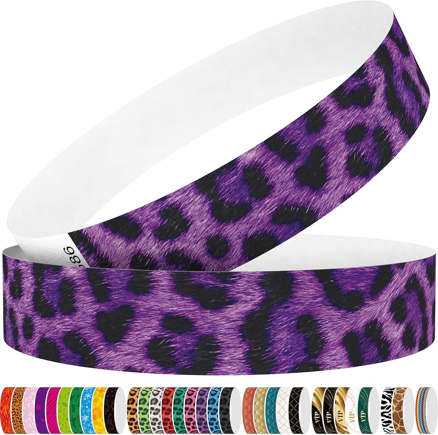 Red Flame 250pcs Tyvek Wristbands Colored Paper Event Wrist Bands Party Games Competitions Guest Gifts