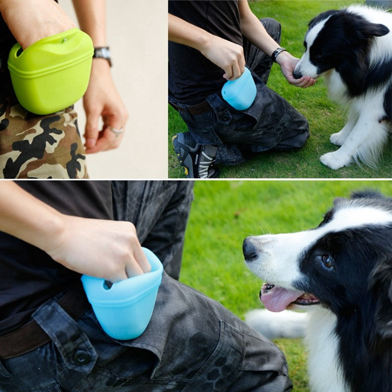 Bolsa de cintura portátil para treinamento de cães Pet, petisco, isca, obediência, agilidade, bolsa de armazenamento de ração externa, bolsas de cintura para recompensa de alimentos