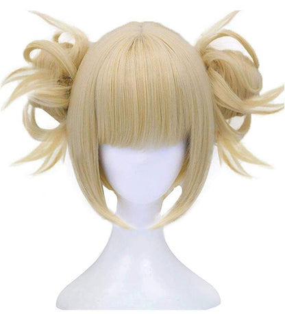 Boku No Hero Academy Cross My Body Synthetic Hair Wig Cosplay My Hero Academy Himiko Toga Party Role Play Wigs