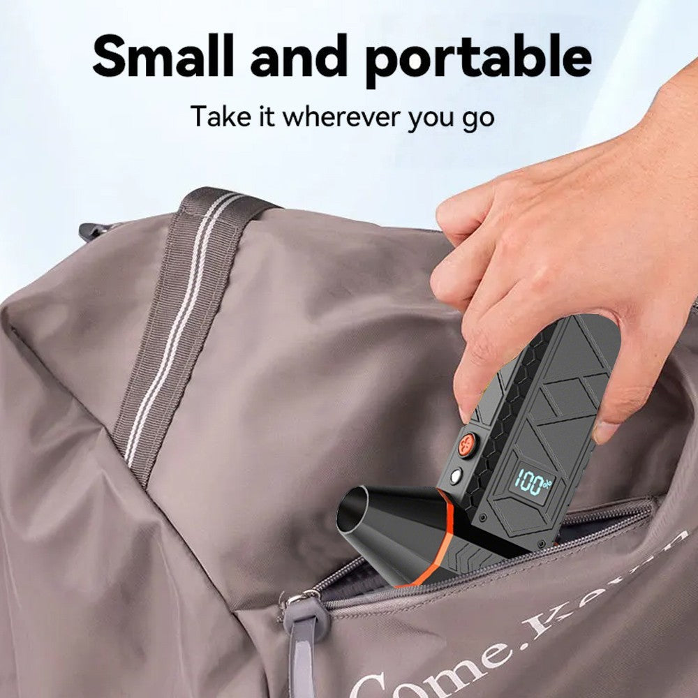 180000PRM Portable Electric Air Blower Turbo Jet Fan Brushless Motor HighSpeed Mini Turbo Jet Fan Adjustable Wind Violent Blower