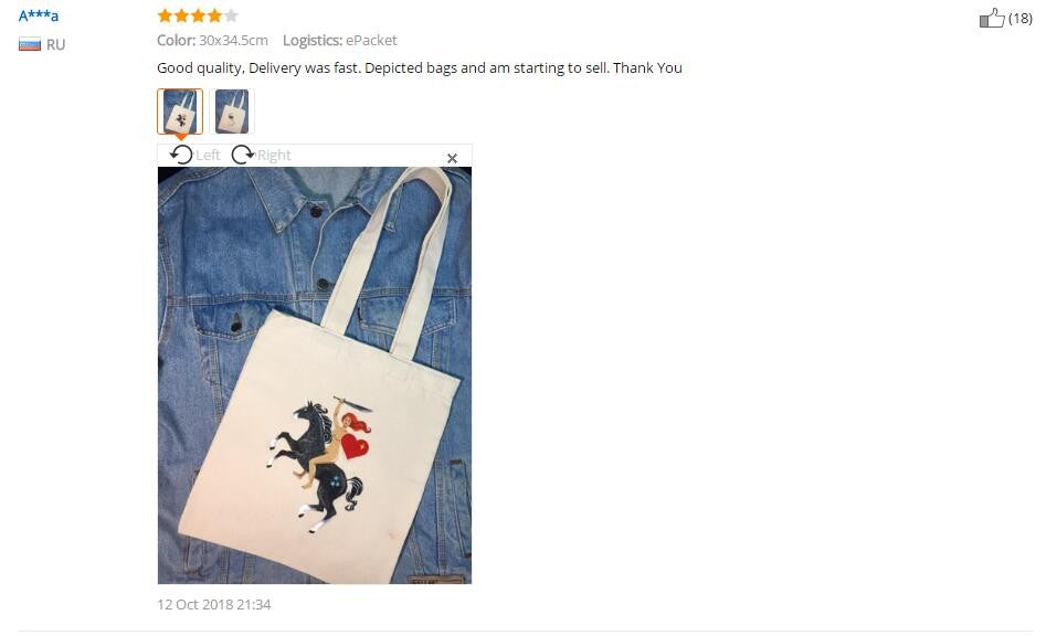 XINGMING High-Quality Women Men Handbags Canvas Tote bags Reusable Cotton grocery High capacity Shopping Bag