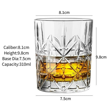 Copos de Uísque,Copo de Uísque Gravado,Copos de Uísque Old Fashioned,Copos de Scotch Clássicos,Presente Perfeito para Amantes de Scotch