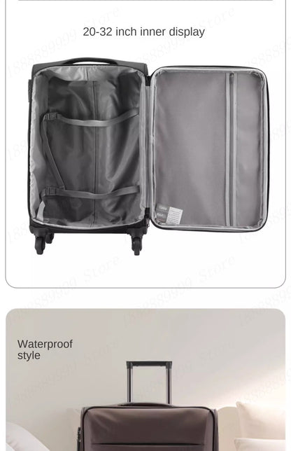 Oxford Cloth Suitcase 20/24/28/32-inch Large-Capacity Luggage Female Male Universal Wheel Business Travel Case