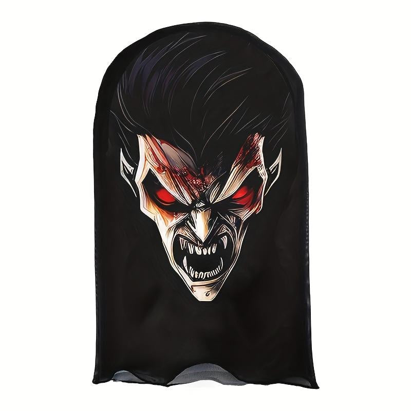 A Red-eyed Demon Mask That Embodies A Free-spirited, Rebellious Attitude. Perfect for Halloween, Punk-style Parties