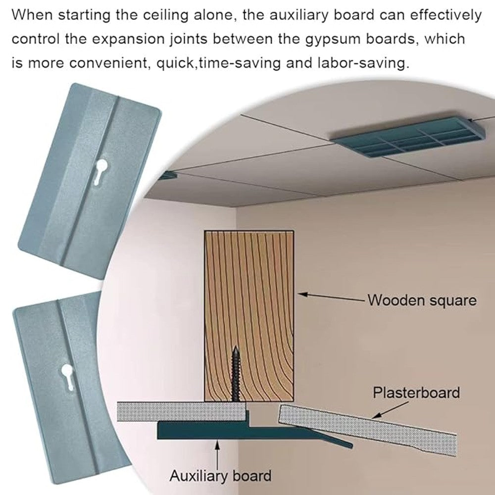 1-30 Peças Placa de Posicionamento para Teto de Drywall Placa de Posicionamento para Decoração de Teto e Parede de Quarto Ferramenta de Construção para Instalação de Placas de Madeira