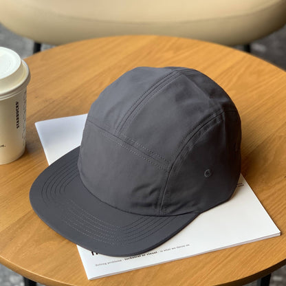 Quick-drying 63cm Large Flat Baseball Cap Men  Women Light  Breathable Sports Short Brim 5 Panel Running Hat Nylon Hats for Men