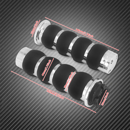 Manoplas de Guidão de Moto 1" 25mm Universal Para Harley Sportster XL1200 Touring Street Glide FLHR Dyna FXDL FLS