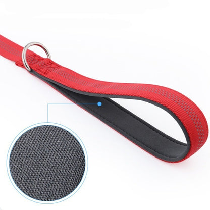 Guias para Cães Coleiras Refletivas com Cordão para Animais de Estimação Coleira para Cães Médios e Grandes à Prova de Explosão Resistente ao Desgaste e Durável