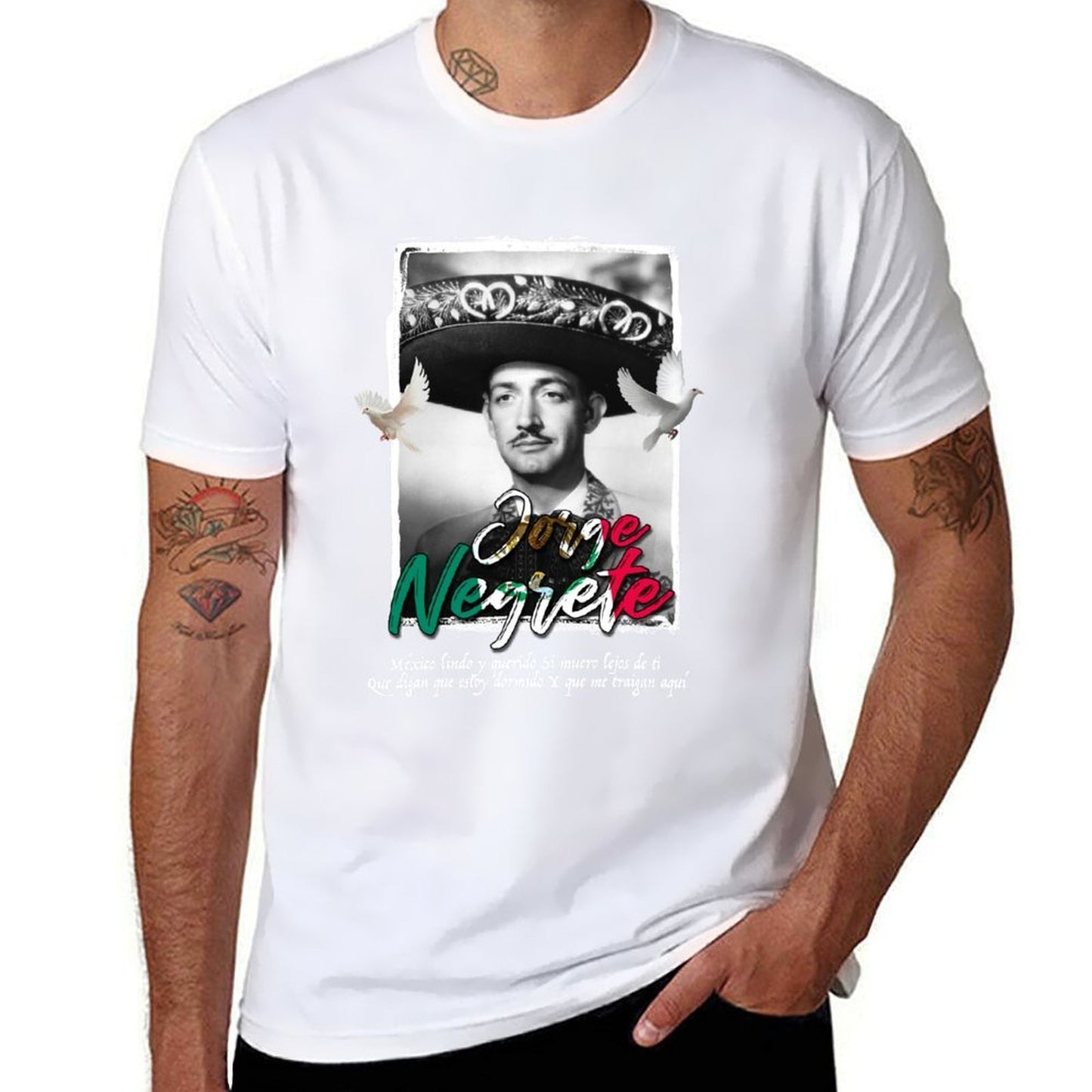 black t-shirt Querido man t Jorge shirt Negrete y package plain T-Shirt Lindo tshirt T-Shirt man for graphic cotton Mexico