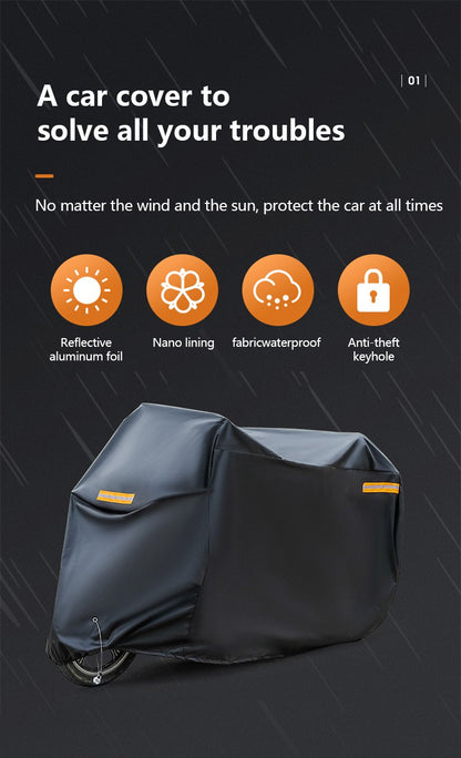 Capa de Moto Oxford Grossa, Impermeável, Universal, Proteção Externa, Poeira, Chuva, Moto, Protetor Solar, À Prova de Poeira, Proteção UV
