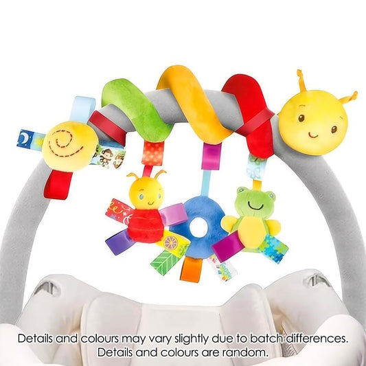 1pcs Soft Giraffe Animal Handbells Rattles Plush Infant Toddler Car Bed Hanging Toy Baby Early Education Development Handle Toys