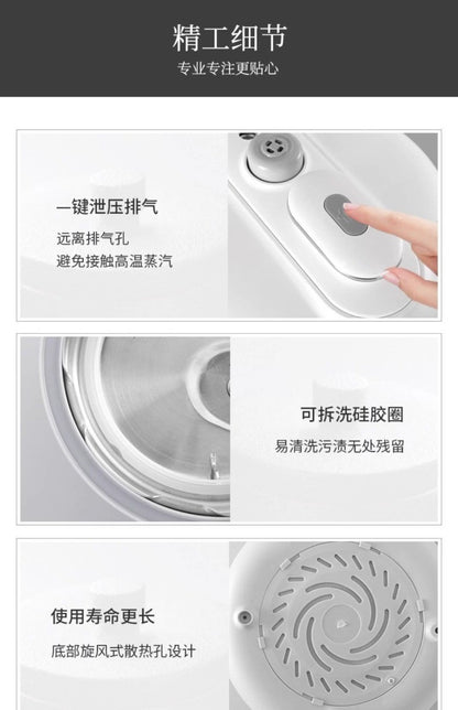 Panela de Pressão Elétrica 110V/220V Multifuncional para Uso Doméstico, Exportação para EUA, Japão, Canadá DC