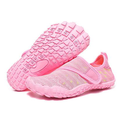 Children Quick Dry Wading Sneakers Boys Girls Light Breathable Beach Aqua Shoes Kid's Elastic Non-slip Water Sports Shoes