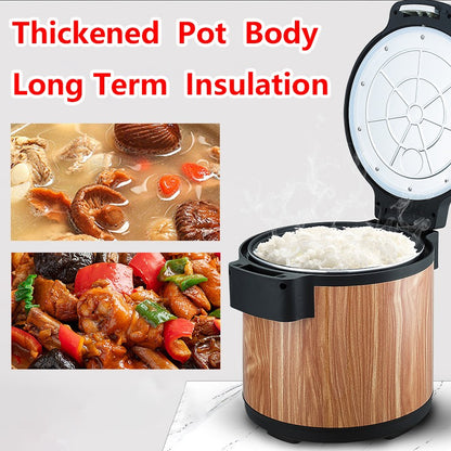 15L Electric Rice Cooker Heating Insulated Food Container Non-stick Inner Soup Warmer Kitchen Appliances For Sushi Restaurant