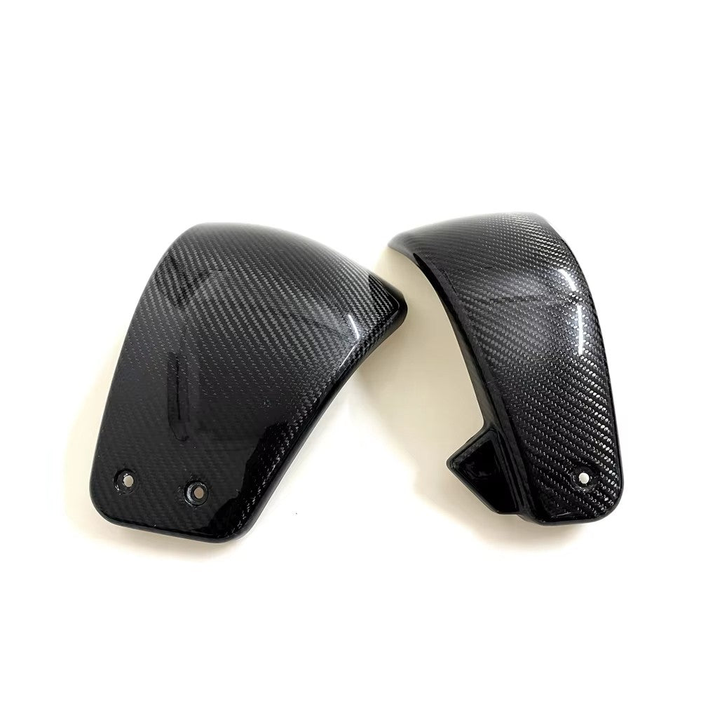 Para Harley Davidson lowriderS 2022-2024 Peça de modificação de motocicleta 100% fibra de carbono Protetor de quadro da tampa lateral da bateria