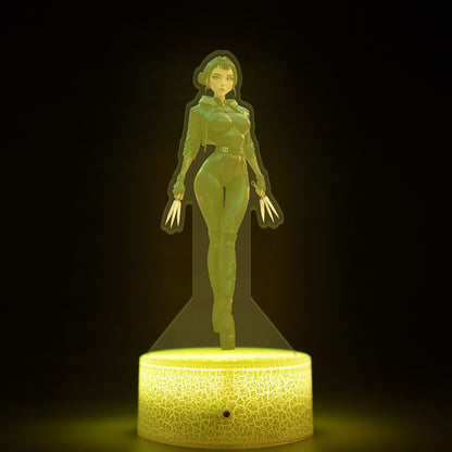 KPop K-POP Demon Hunters Kawaii Zoe Mira Rumi Saja Boys Superstar Monochrome Light Remote Control 16 Color Light Night Light